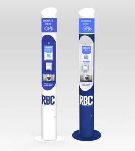 iGive charity donation kiosk